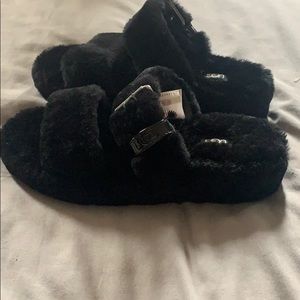 Ugg Black Slippers Size 10 Brand New With Out Tags